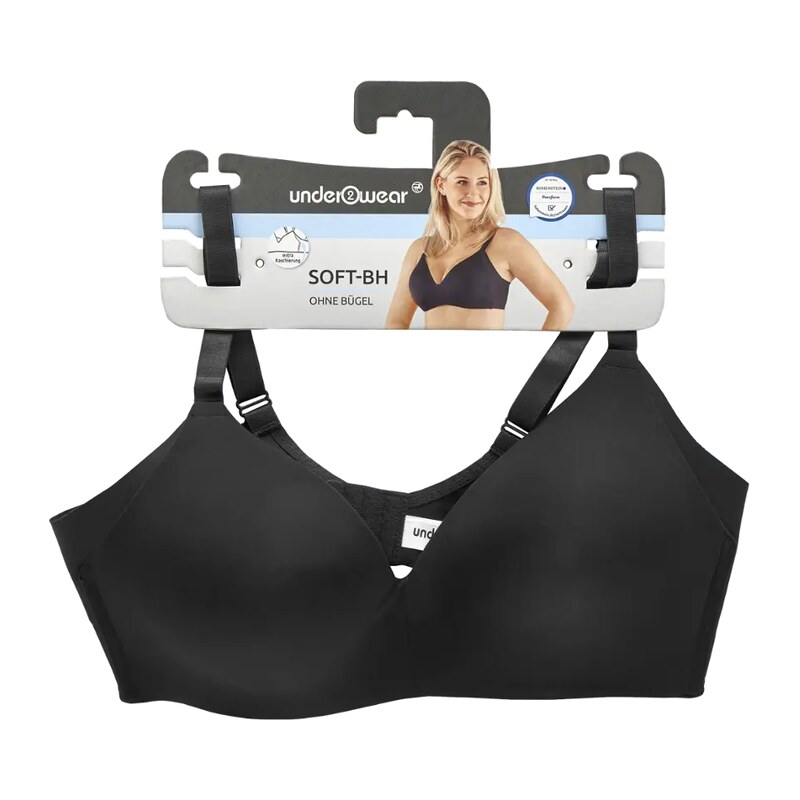 under2wear Podprsenka vyztužená černá 85B