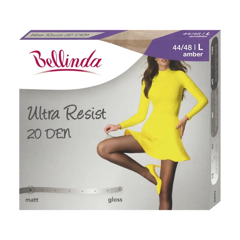 Bellinda Punčochové kalhoty Ultra Resist amber 20 DEN