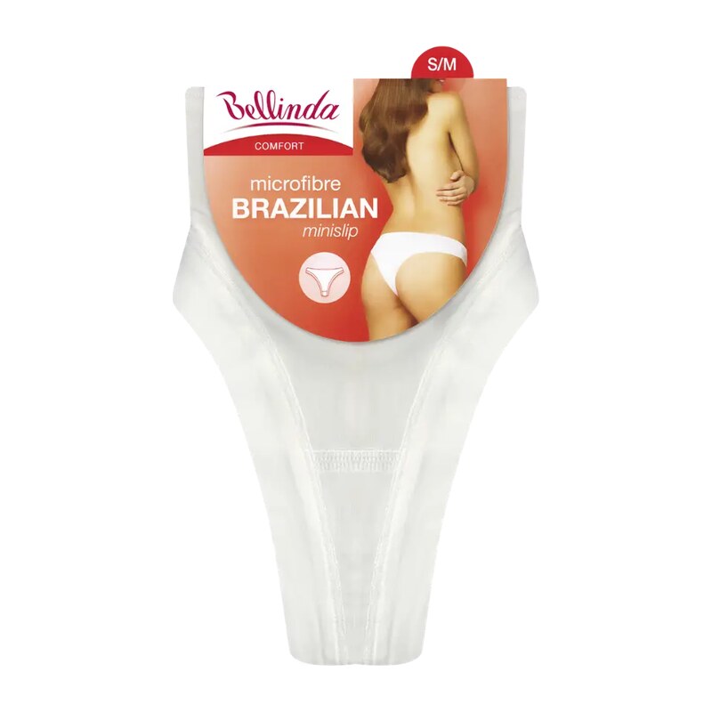 Bellinda Dámské kalhotky Brazilian bílé S/M
