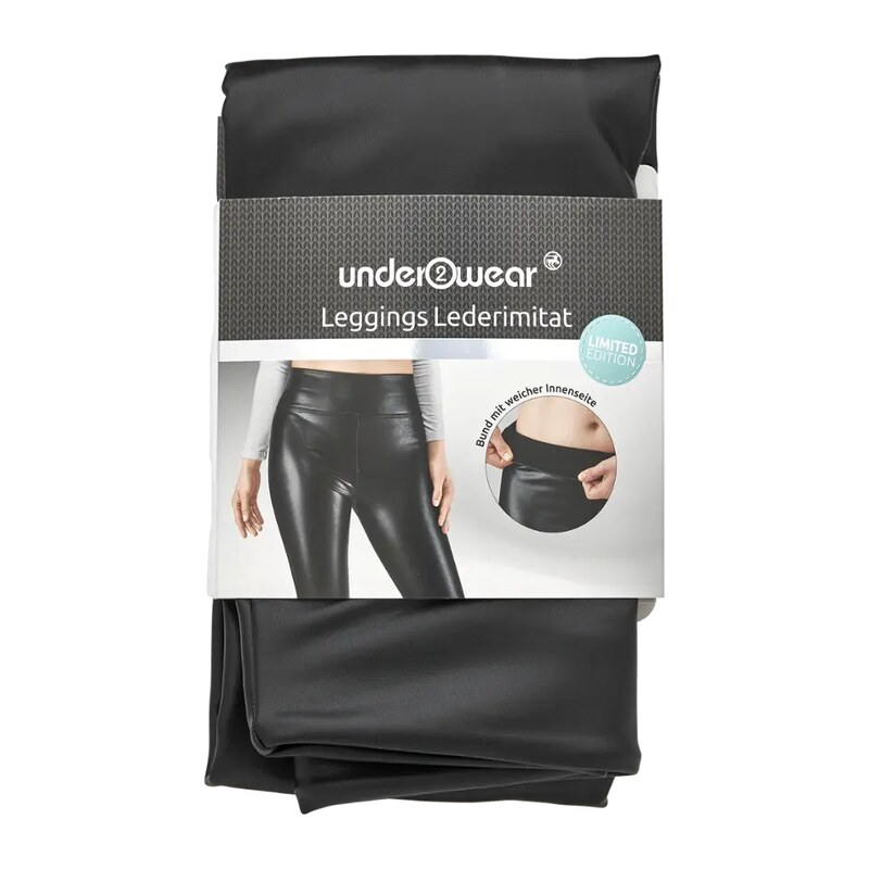 under2wear Legíny imitace kůže