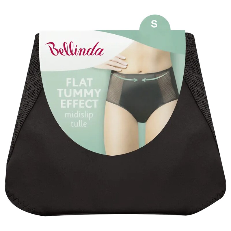 Bellinda Kalhotky Flat Tummy Tulle, černé S