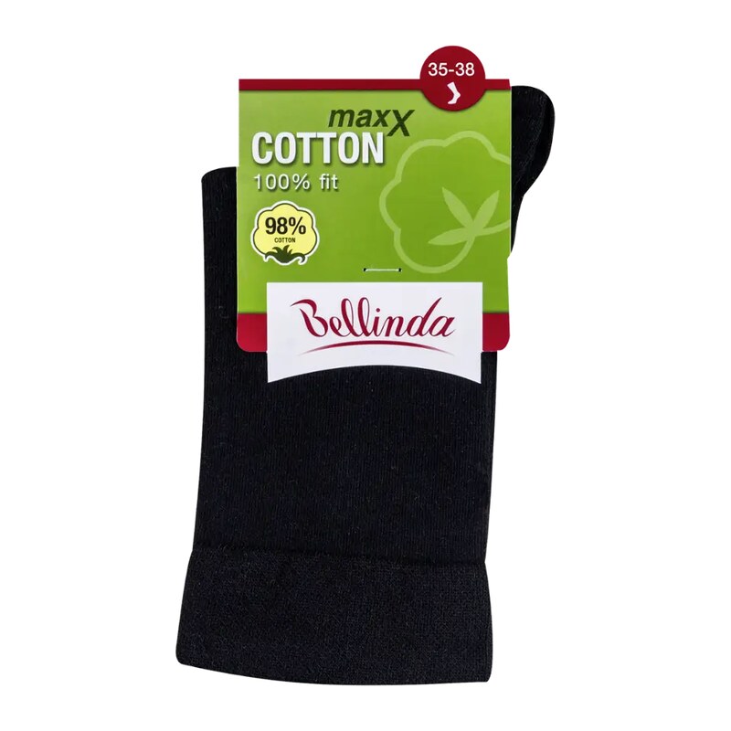 Bellinda Dámské ponožky Cotton Maxx, černé vel. 35/38