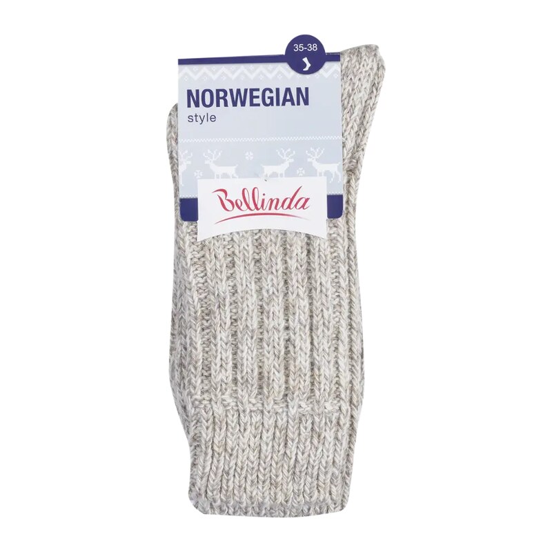 Bellinda Ponožky Norwegian, béžový melír 35/38