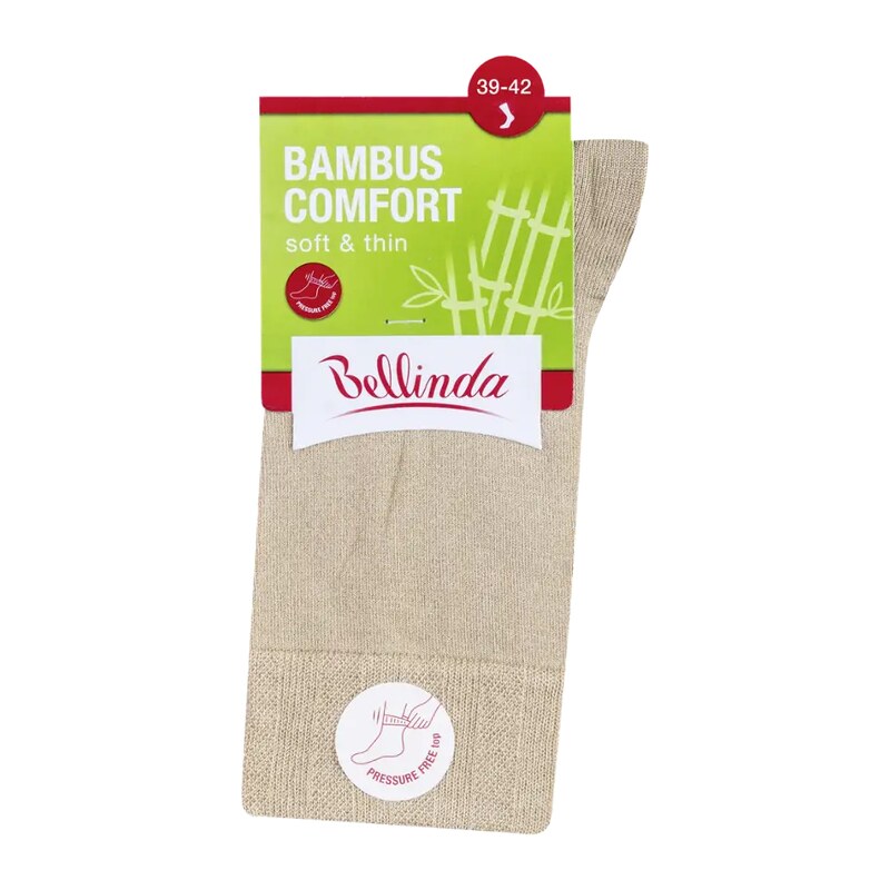 Bellinda Dámské ponožky Bambus Comfort, béžové 39/42