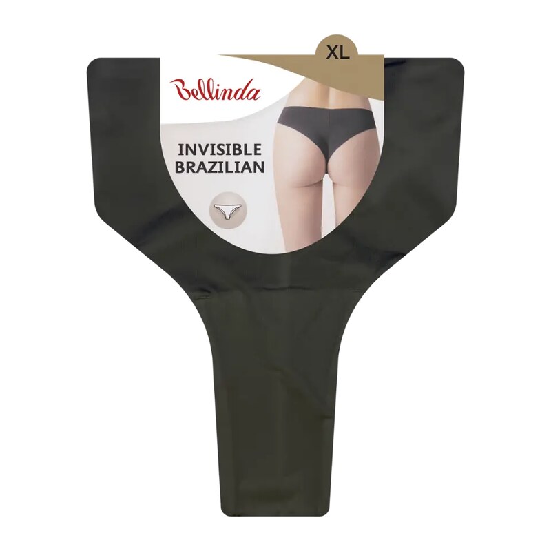 Bellinda Dámské kalhotky Invisible Brazilian černé vel. XL