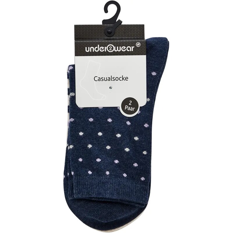 under2wear Ponožky Casual 2pack vel. 39/42 2 ks