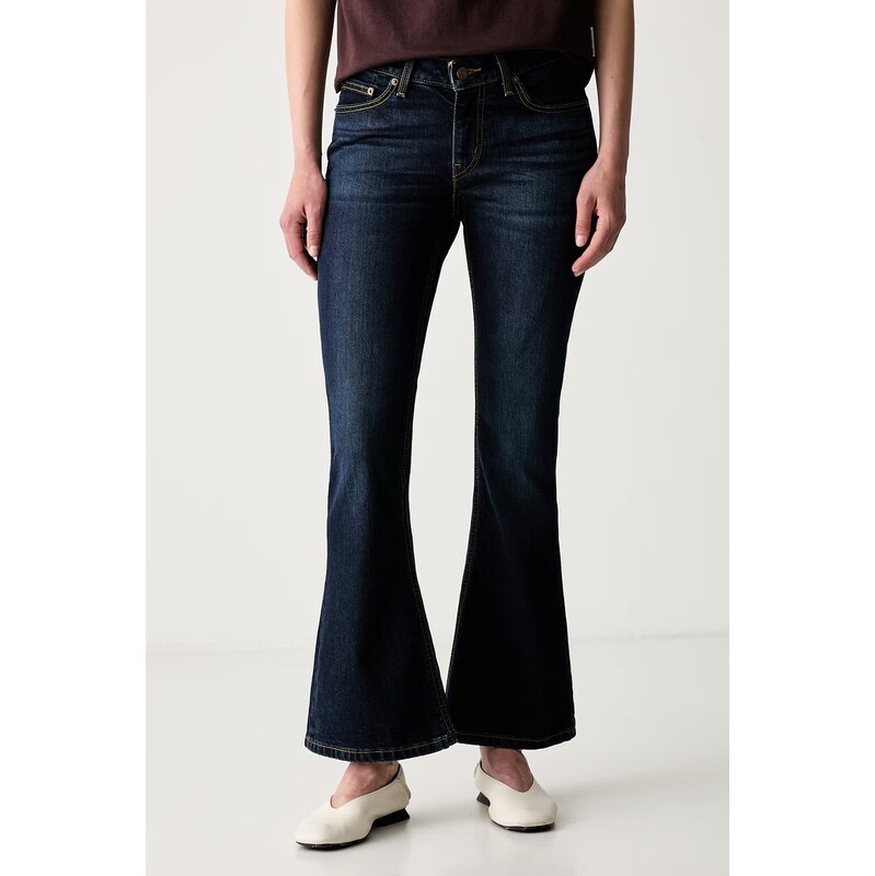 Levis bootcut džíny dámské LOW SLIM BOOT