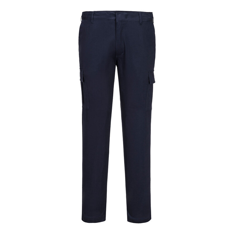 Pánské slim fit strečové kalhoty Portwest Combat S231 - tmavě
