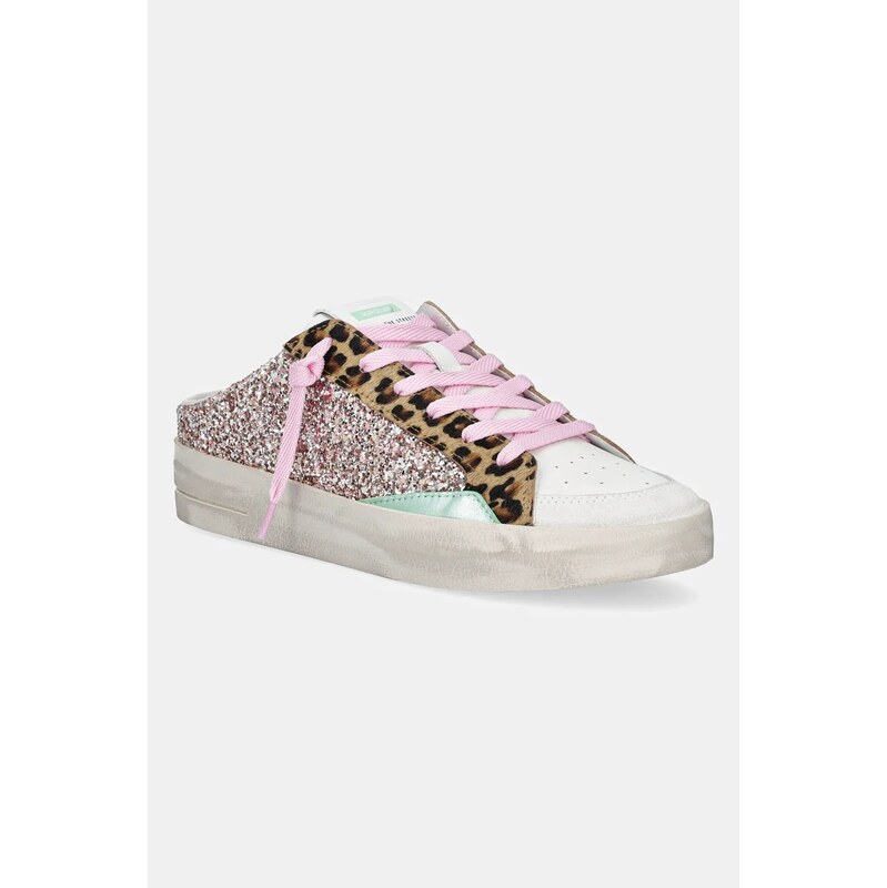 Crime London Kožené sneakers boty Crime London SK8 DELUX SABOT