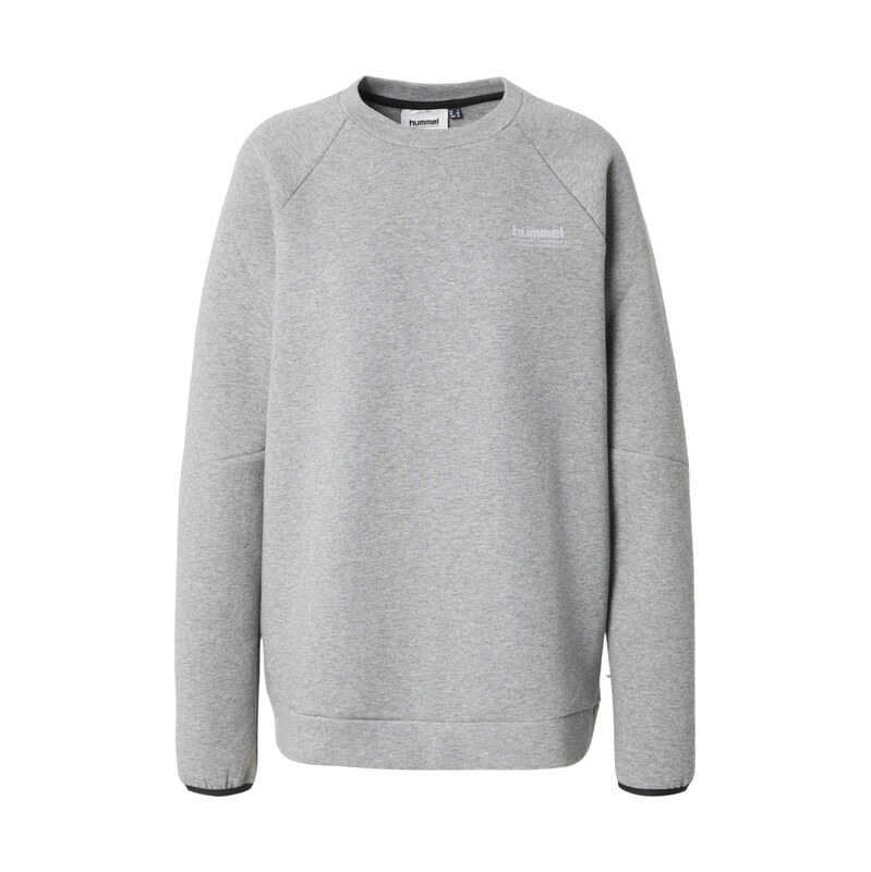 Hummel Sportovní mikina Tech Fleece šedá / černá