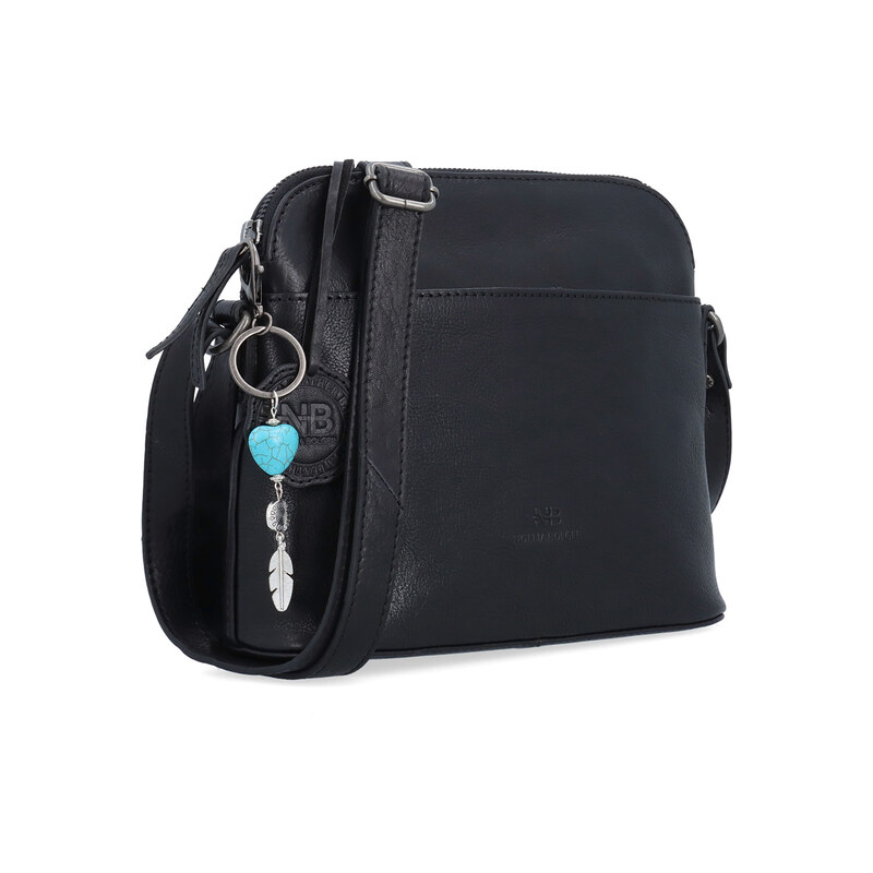 Kožená kabelka crossbody Noelia Bolger černá NB 3105 C