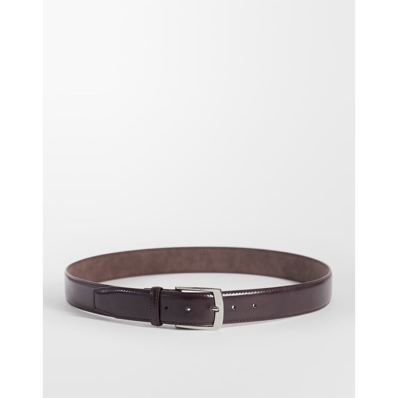 Jack & Jones faux leather belt in brown