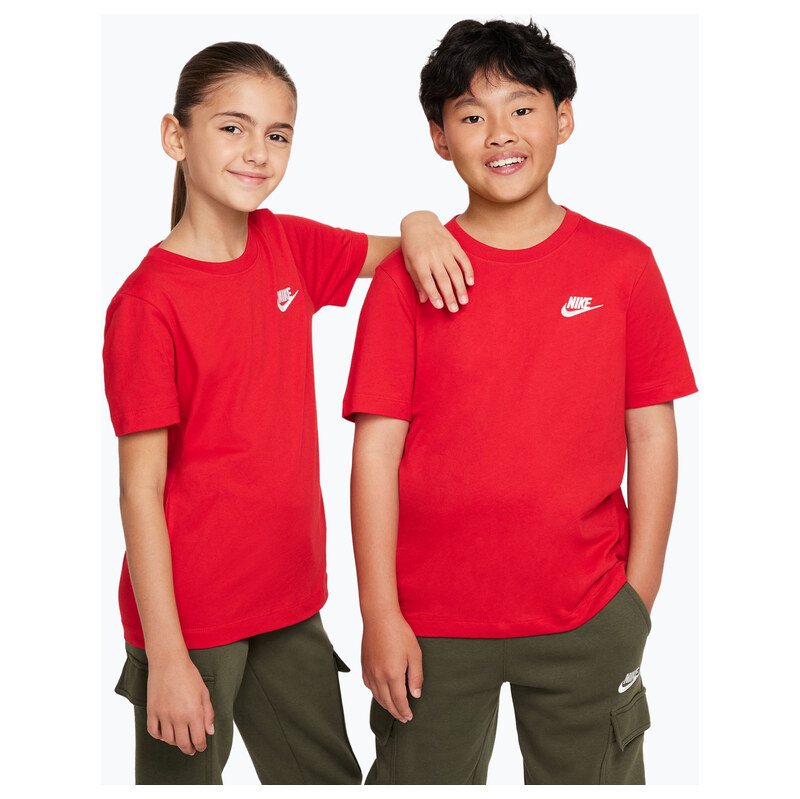 Dětské tričko Nike Sportswear university red