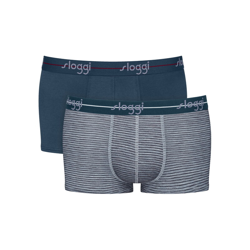 Boxerky sloggi men Start Hipster 2PACK BOX BLUE