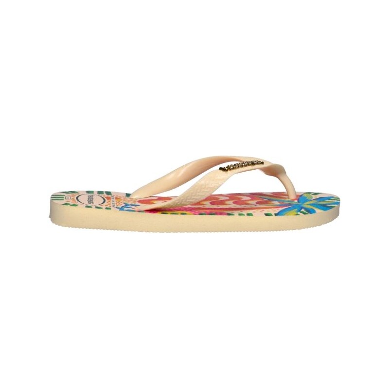 HAVAIANAS TOP LOGO METALLIC Dámské žabky