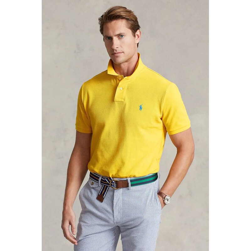 Polo Ralph Lauren Bavlněné polo tričko Polo Ralph Lauren