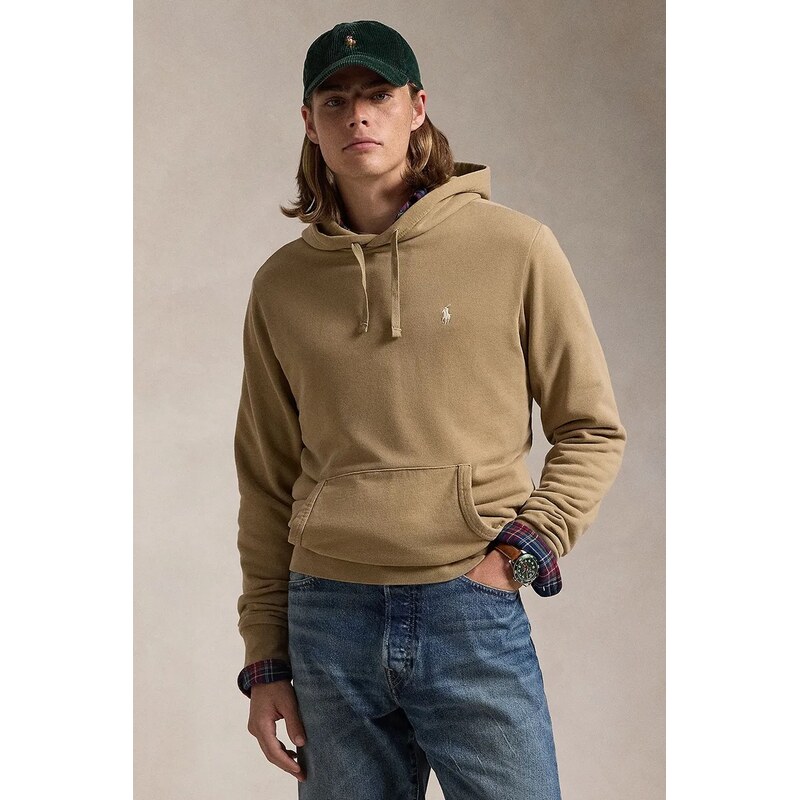 Polo Ralph Lauren mikina s kapucí pánská bavlněná