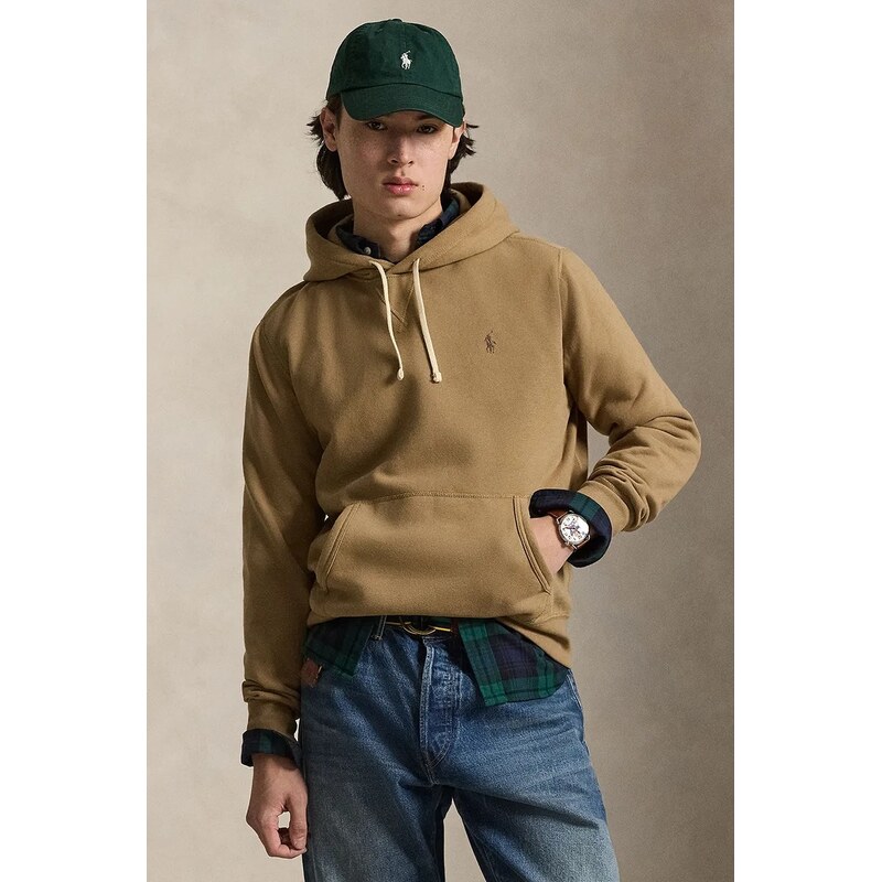 Polo Ralph Lauren mikina s kapucí pánská s bavlnou