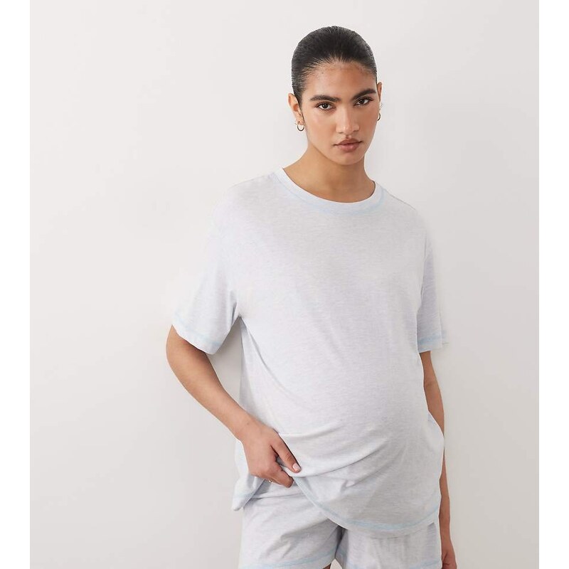 ASOS Maternity ASOS DESIGN Maternity Essential oversized tee and
