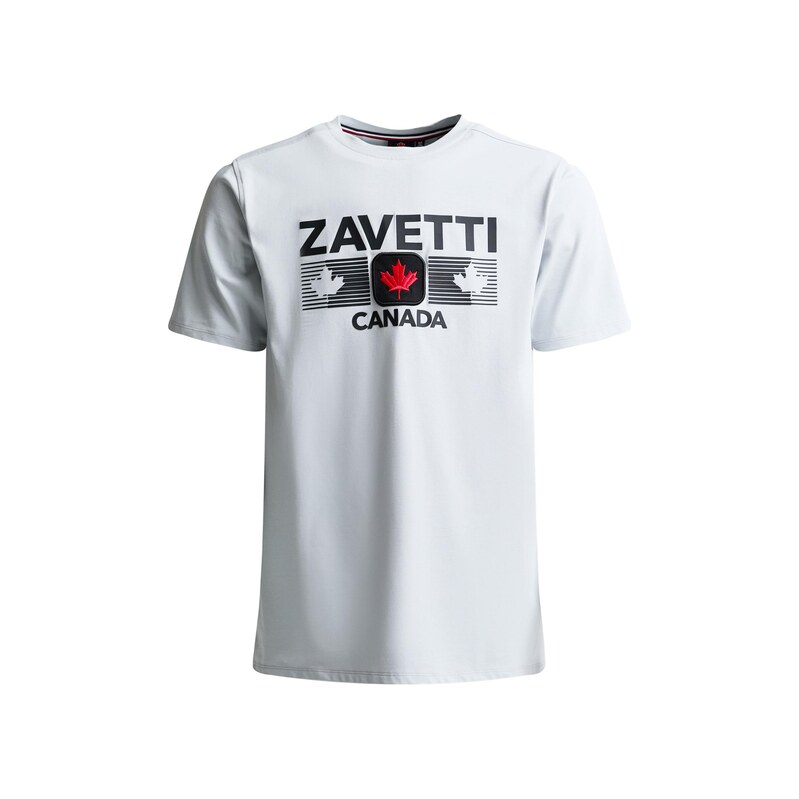 Zavetti Canada Tričko Cirico světle šedá / červená / černá