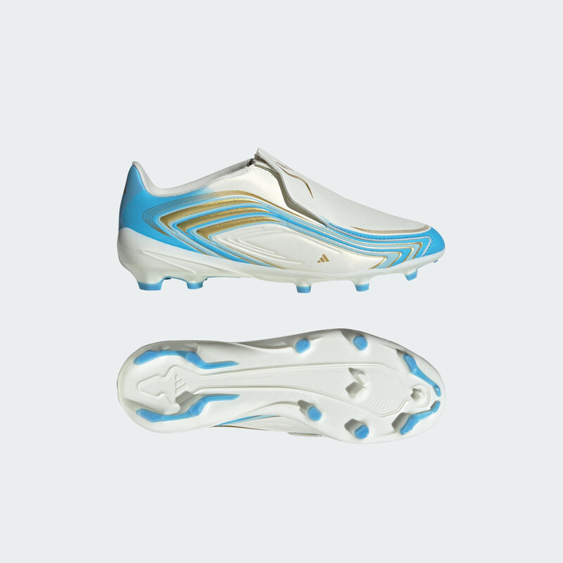 Adidas Dětské fotbalové kopačky F50 Messi League bez tkaniček na