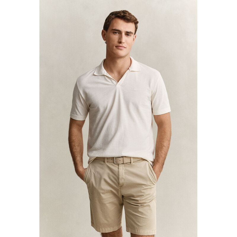 POLOKOŠILE GANT WASHED SLUB SS POLO CREAM