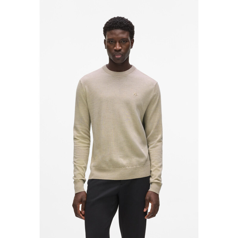 SVETR KARL LAGERFELD KL MERINO LS CREWNECK