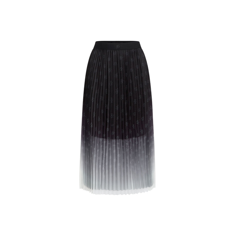 SUKNĚ KARL LAGERFELD PLEATED MESH SKIRT
