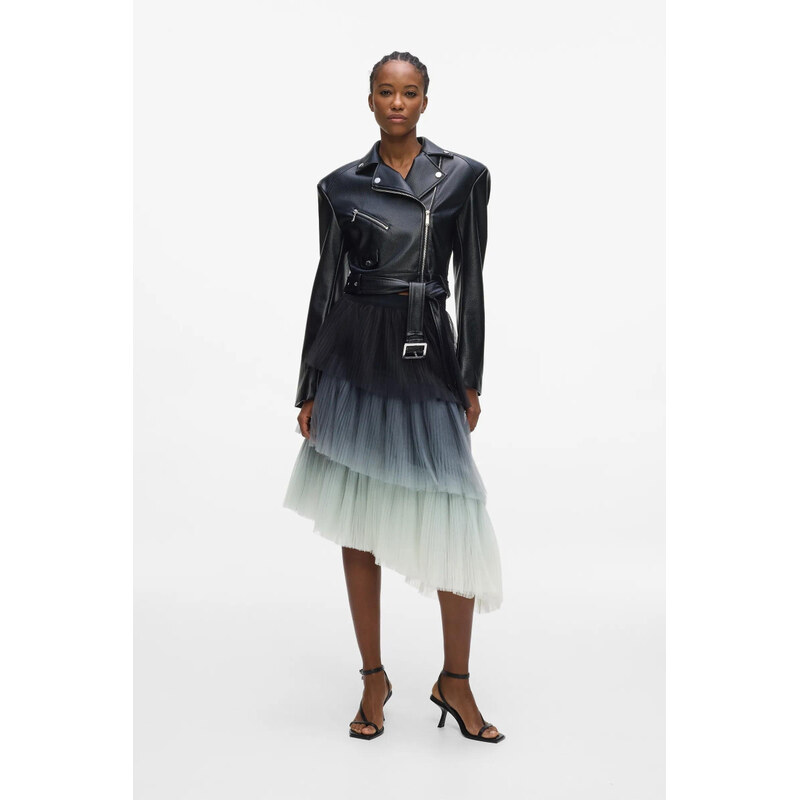SUKNĚ KARL LAGERFELD ASYMMETRIC TULLE SKIRT