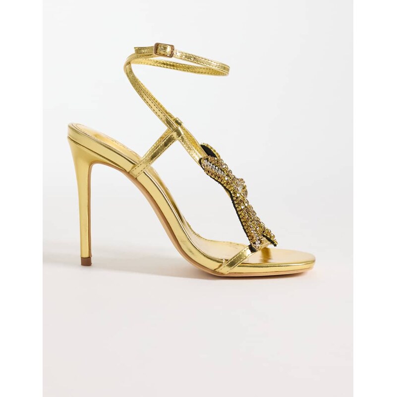 Public Desire Lumi heeled sandals with embellished starfish in