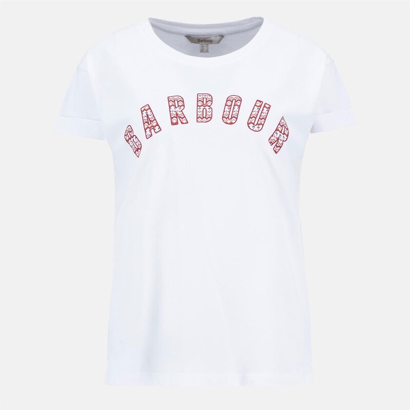 Tričko Barbour White 8245431