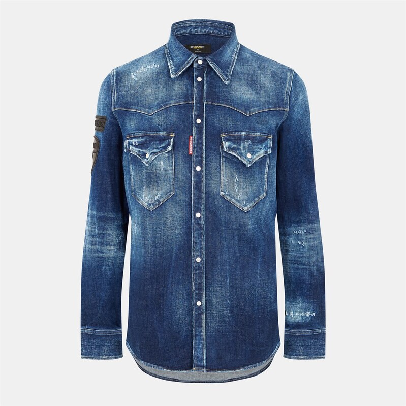 Košile DSQUARED2 Navy Blue 8739198