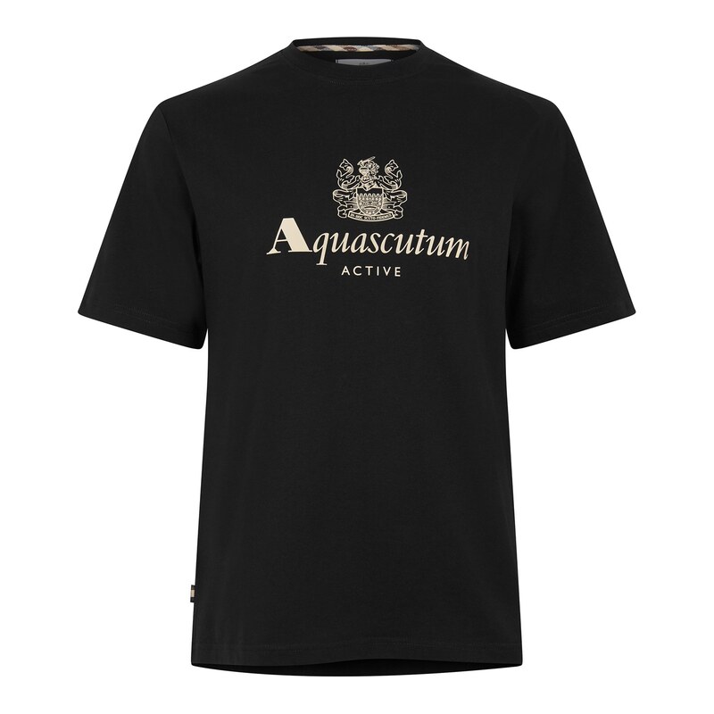 Tričko AQUASCUTUM Black 7077131