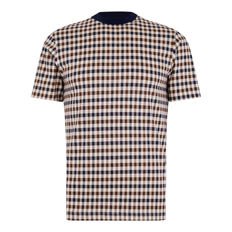 Tričko AQUASCUTUM Check 9928800