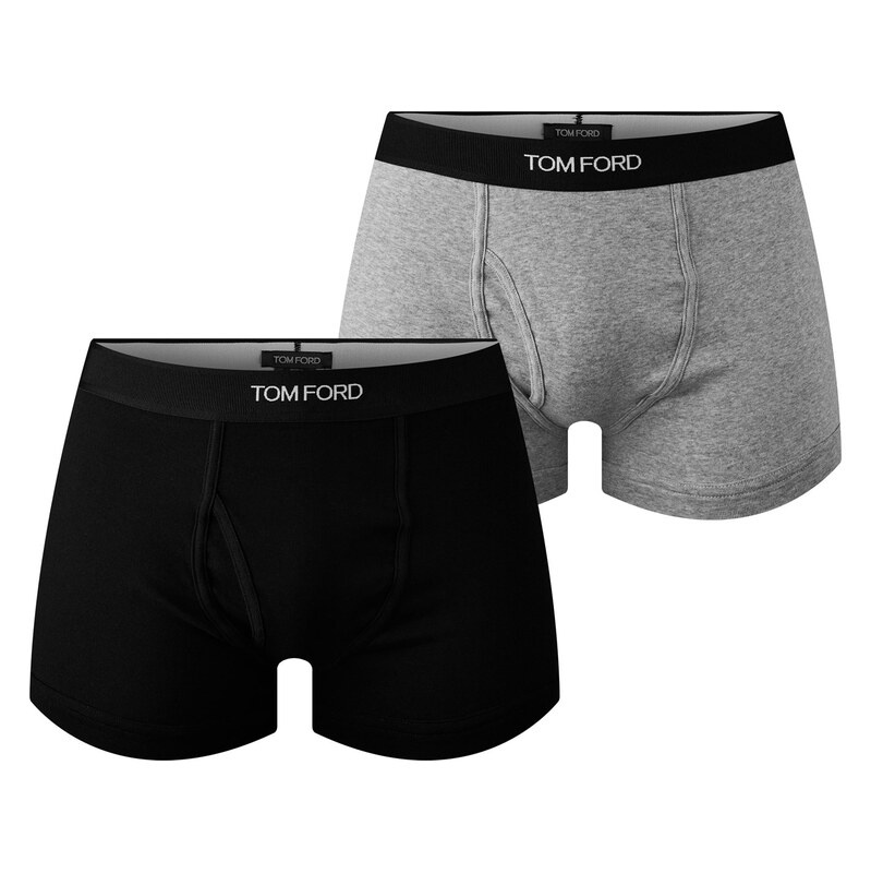 Boxerky TOM FORD Black Grey 008 5701196