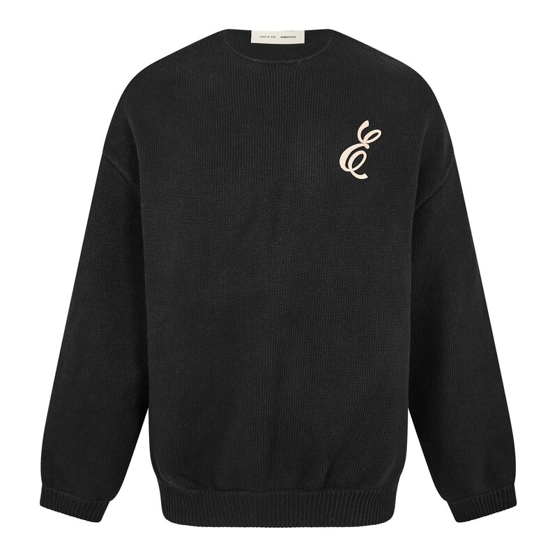 Svetr FEAR OF GOD ESSENTIALS Vintage Black 6629406