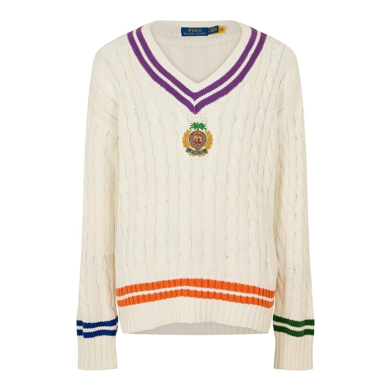 Svetr Polo Ralph Lauren Cream Combo 101906