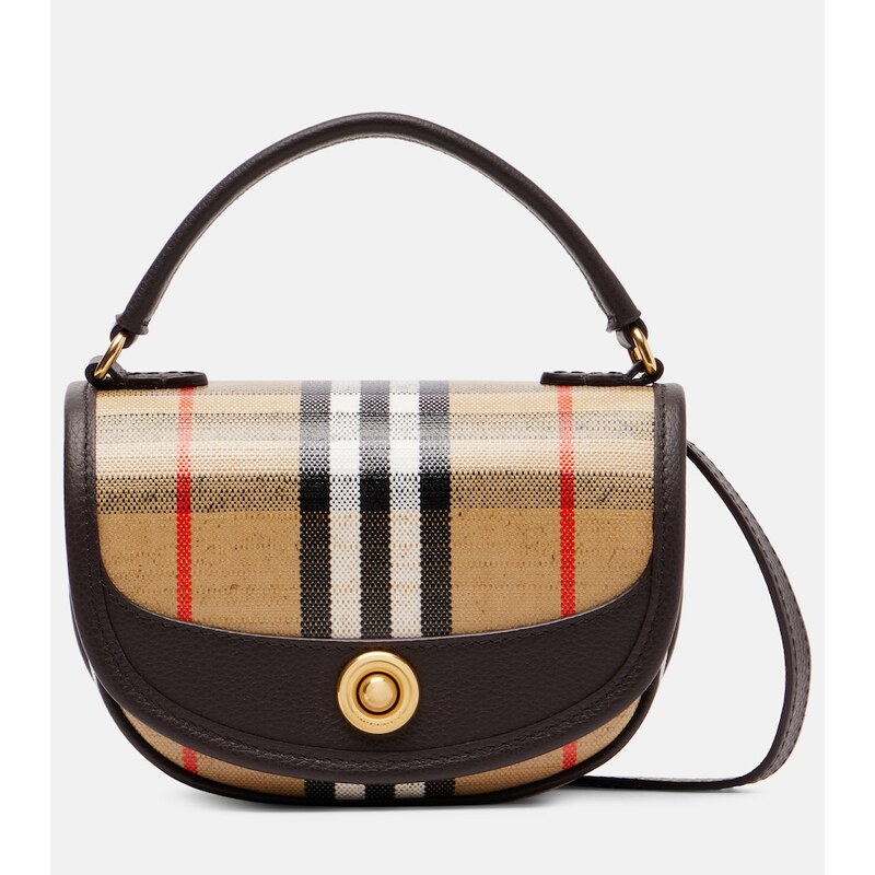 Burberry Highlands Mini jacquard shoulder bag