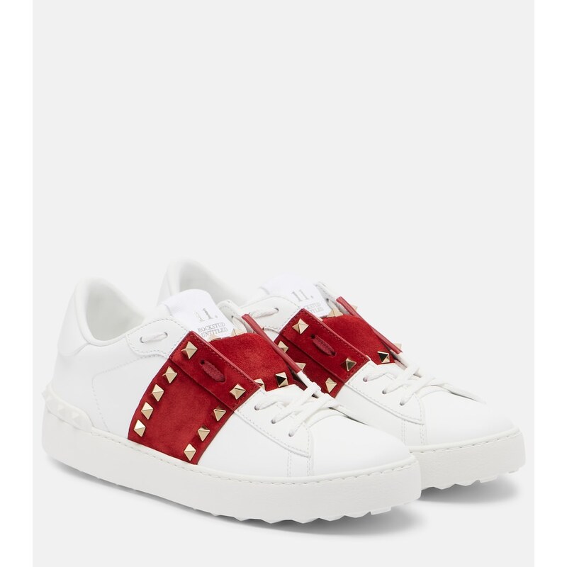 Valentino Garavani Rockstud Untitled leather sneakers
