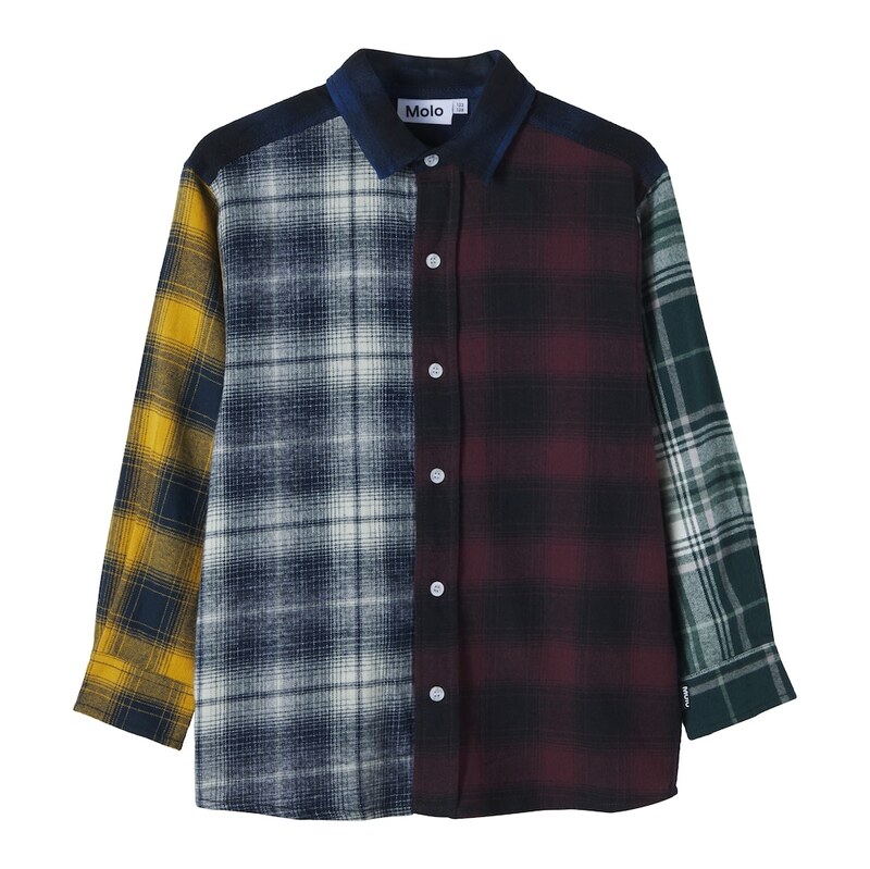 Molo Remon plaid cotton shirt
