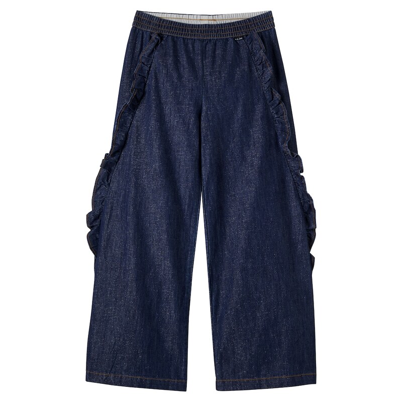 Molo Ariana ruffled cotton-blend pants