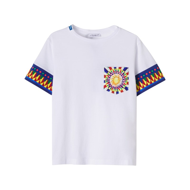 Dolce&Gabbana Kids Carretto cotton jersey T-shirt