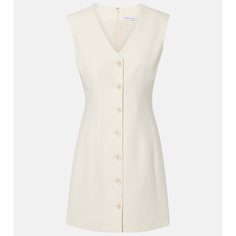 Veronica Beard Devlin cotton-blend twill minidress
