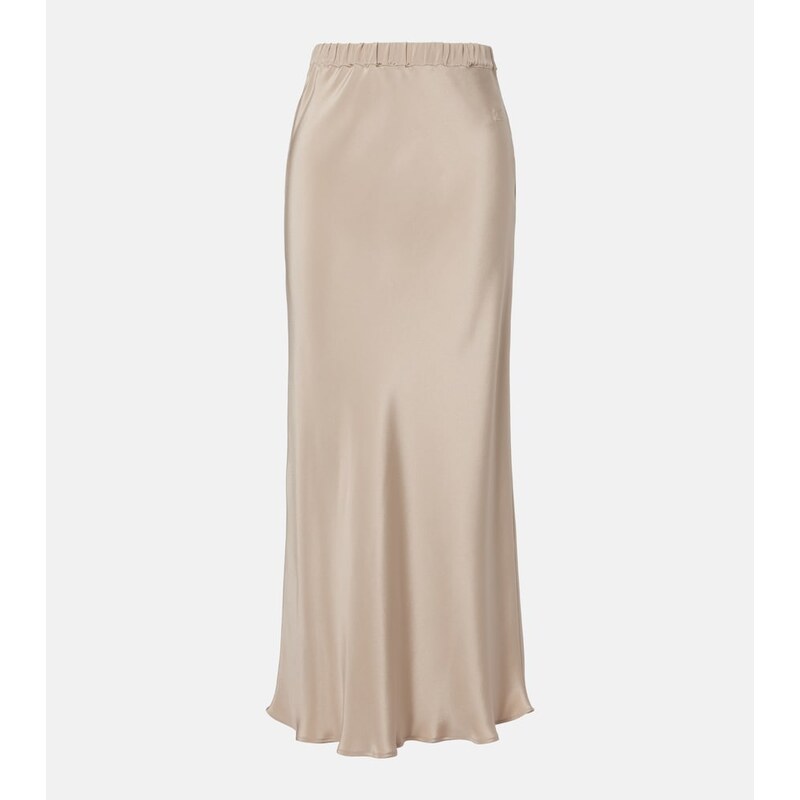 Max Mara Silk satin slip skirt