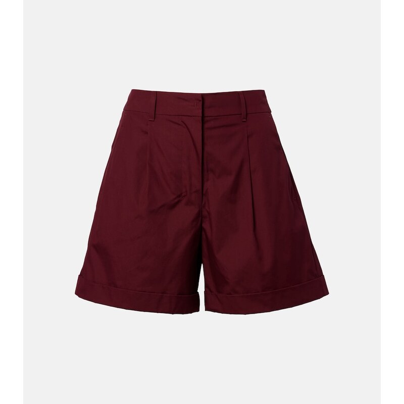S Max Mara Cotton poplin shorts