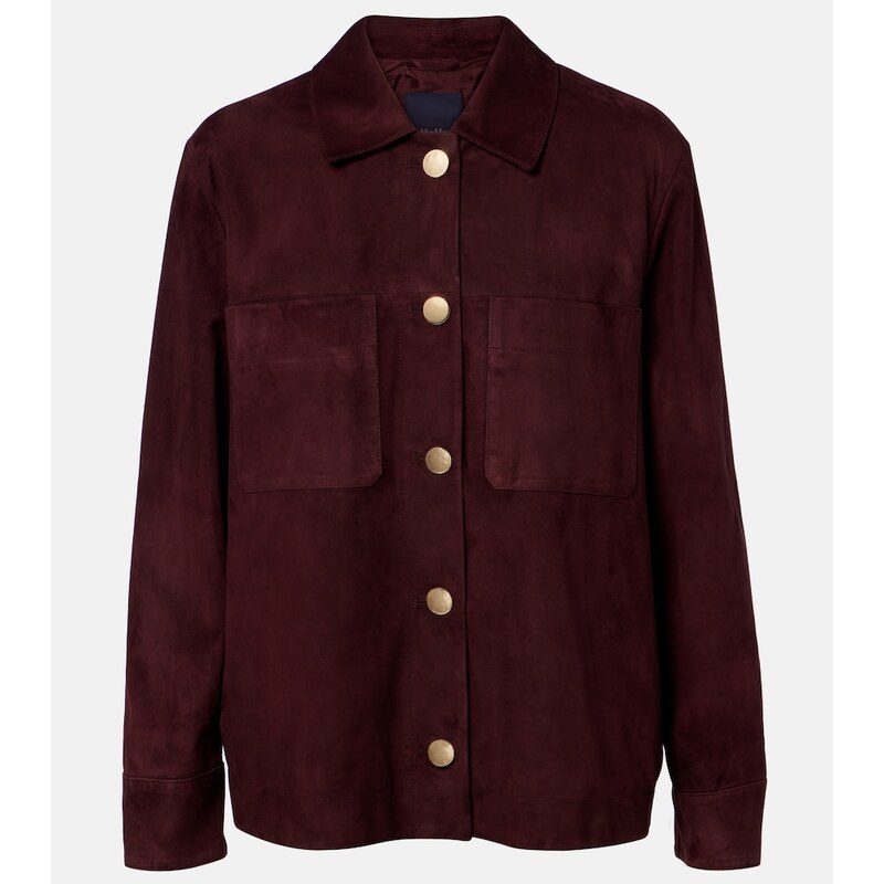 S Max Mara Suede blouson jacket