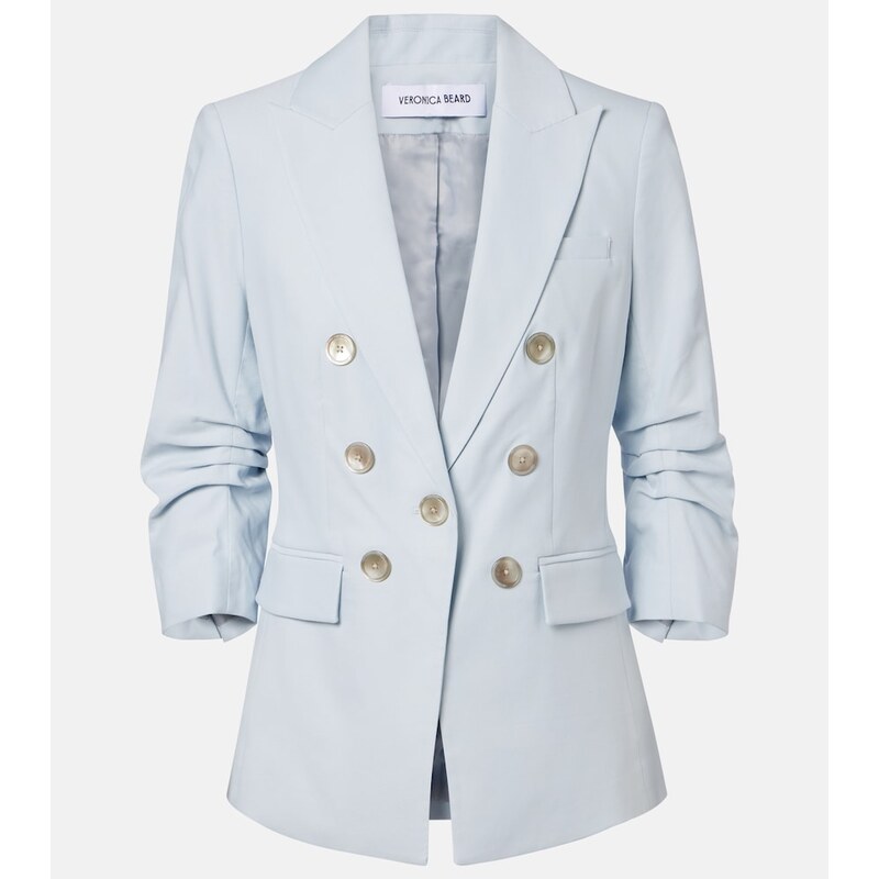 Veronica Beard Tomi Dickey twill single-breasted blazer