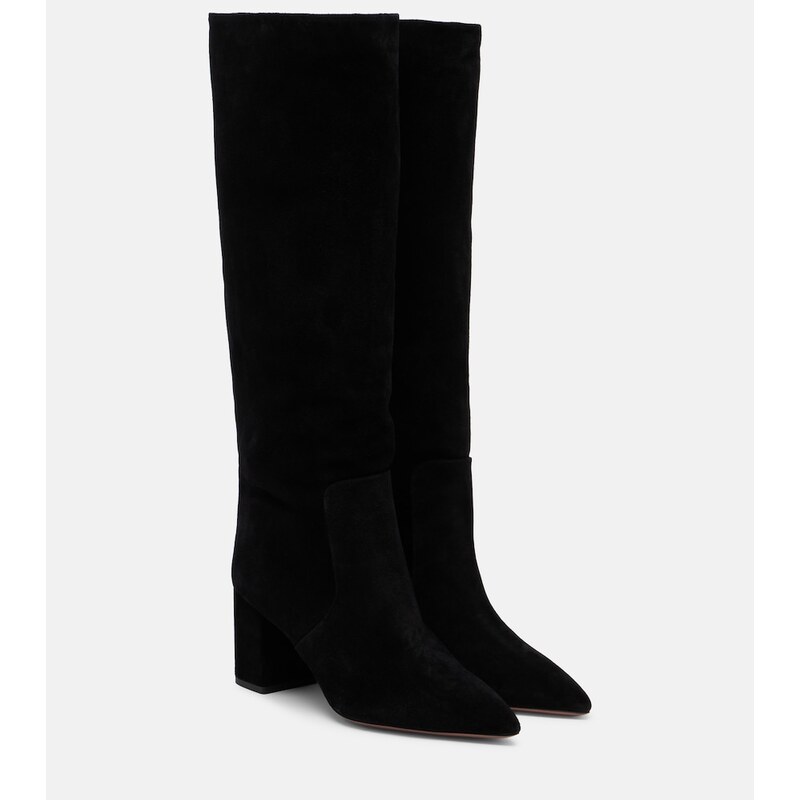 Paris Texas Anja suede knee-high boots