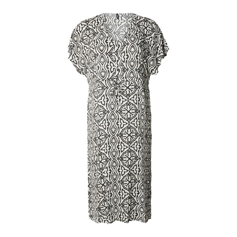 Vero Moda Curve Šaty VMCMENNY krémová / černá