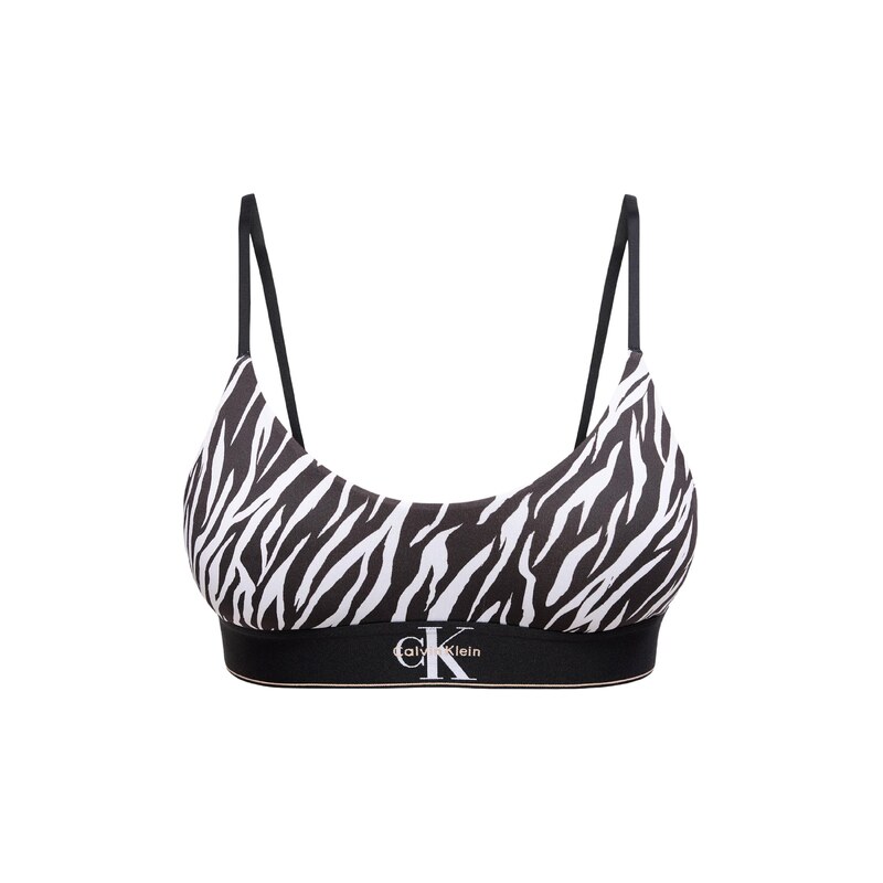 Calvin Klein Underwear Podprsenka černá / bílá
